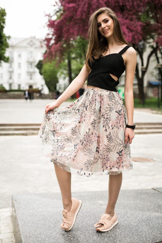 Feminine skirts