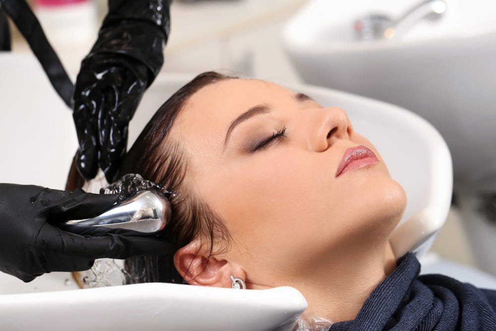 coloring hair