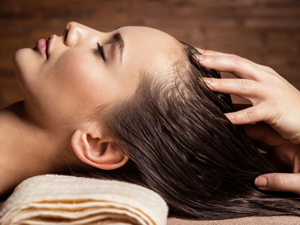 Head massage for Hair