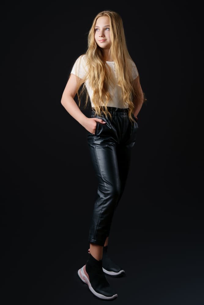 White Top and Black Jeans