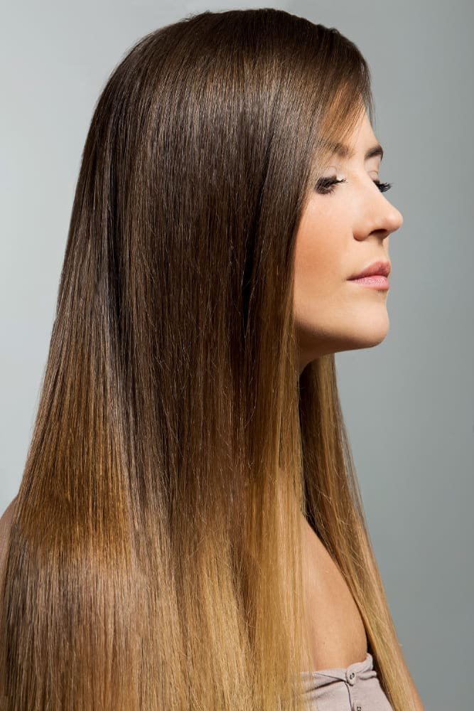 beautiful straight hair