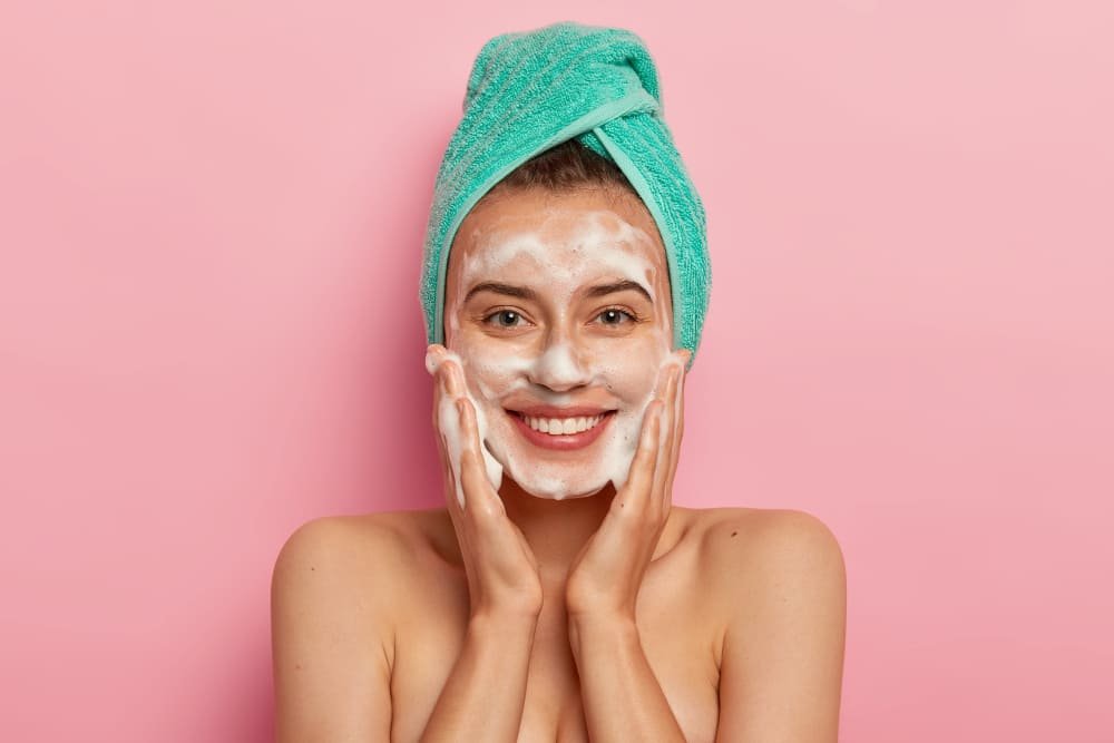 cleanse with soap