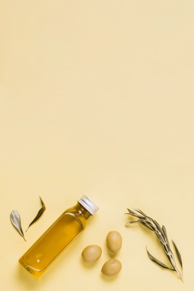 olive oil in bottle